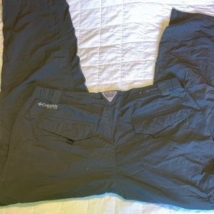 COLUMBIA, grey Performance fishing gear pants